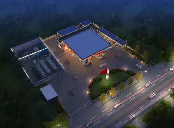 云南省第一個加氫站在麗江開工建設(shè).jpg