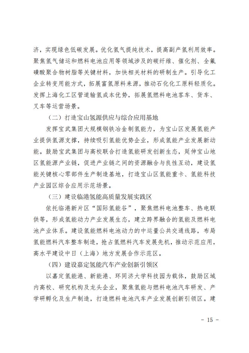 《上海市氫能產(chǎn)業(yè)發(fā)展中長期規(guī)劃 （2022-2035年）》印發(fā)！2025年規(guī)模突破1000億元_14