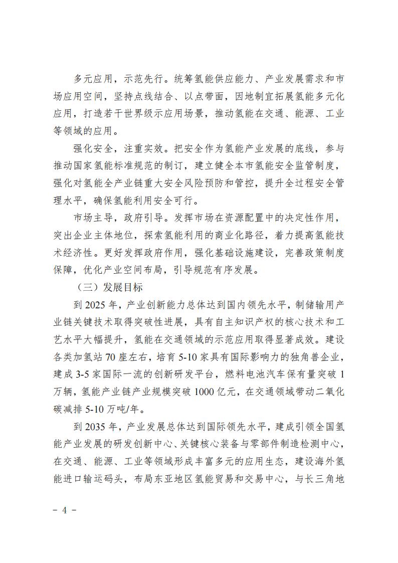 《上海市氫能產(chǎn)業(yè)發(fā)展中長期規(guī)劃 （2022-2035年）》印發(fā)！2025年規(guī)模突破1000億元_03