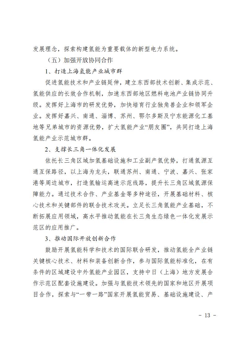 《上海市氫能產(chǎn)業(yè)發(fā)展中長期規(guī)劃 （2022-2035年）》印發(fā)！2025年規(guī)模突破1000億元_12