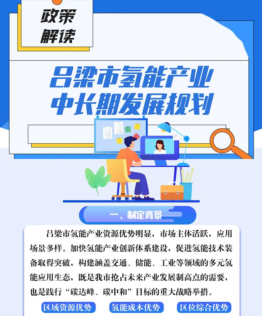 一圖解讀《呂梁市氫能產業(yè)中長期發(fā)展規(guī)劃（2022-2035）》