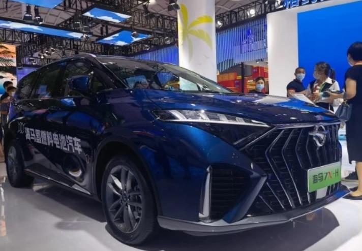 海馬7X-H實(shí)車現(xiàn)身，氫燃料電池MPV